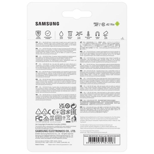 Samsung PRO Ultimate 512GB MicroSDXC UHS-I U3 A2 V30 + Adaptador SD
