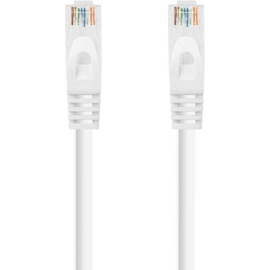 Nanocable Cable de Red Ethernet RJ45 LSZH Cat.6A UTP AWG24 100% Cobre 3m Blanco