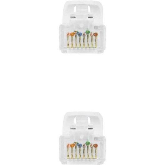 Nanocable Cable de Red Ethernet RJ45 LSZH Cat.6A UTP AWG24 100% Cobre 3m Blanco