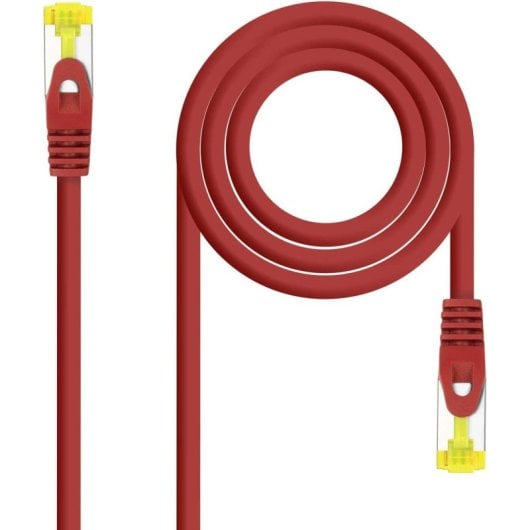 Câble réseau Ethernet Nanocable RJ45 LSZH Cat.6A SFTP AWG26 1 m Rouge