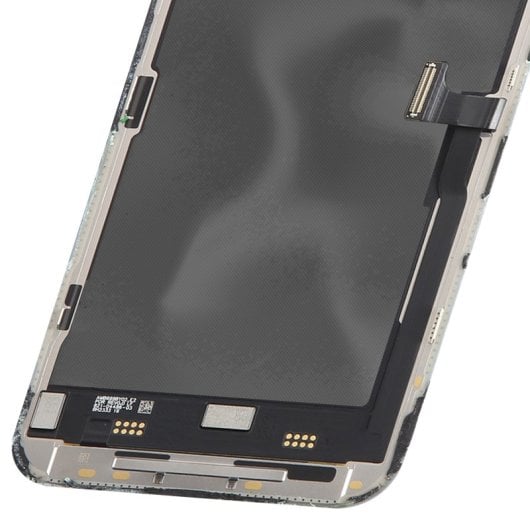 Écran et vitre tactile OLED Clappio pour iPhone 15 Pro Max, qualité OEM, noir