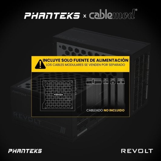Phanteks Revolt 1000W 80 Plus Platinum Modulaire Blanc