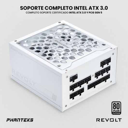 Phanteks Revolt 1000W 80 Plus Platinum Modulaire Blanc