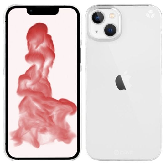 Muvit For Change Funda Recycletek Transparente Antibacterias para Apple iPhone 14 Plus