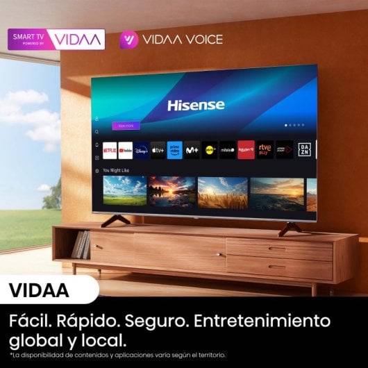 Smart TV Hisense 65A6N 65" DLED UltraHD 4K Dolby Vision VIDAA