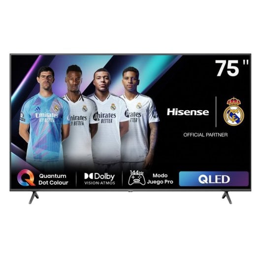 Hisense 75E7NQ PRO 75" QLED UltraHD 4K Gaming TV AMD Freesync Premium Pro