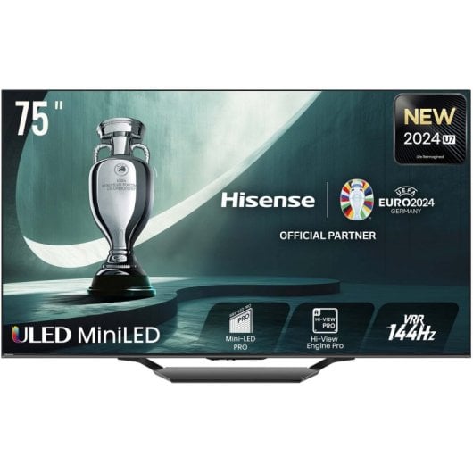 Hisense 75U7NQ 75" Mini-LED UltraHD 4K 144Hz IMAX Dolby Vision