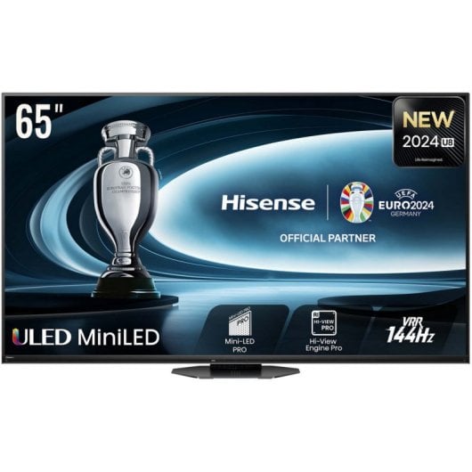 Hisense 65U8NQ 65" Mini-LED PRO UltraHD 4K 144Hz Quantum Dot Colour Dolby Vision