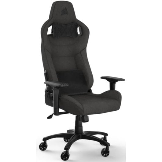 Chaise de jeu Corsair T3 Rush gris anthracite avec coussins anthracite