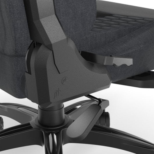 Corsair TC100 RELAXED v2 Fabric Silla Gaming con Cojín y Almohada Cervical Gris/Negra