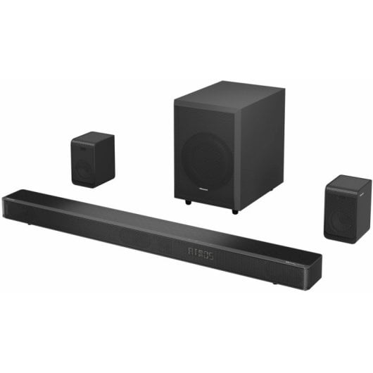 Hisense AX5125H Barre de son 5.1.2 500 W Dolby Atmos avec caisson de basses sans fil Noir