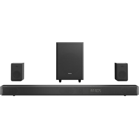 Hisense AX5125H Soundbar 5.1.2 500W Dolby Atmos con subwoofer wireless Nero