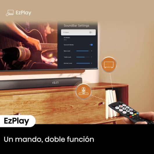 Hisense HS3100 Barra de Sonido 3.1 con Dolby Audio y DTS Virtual:X Bluetooth 5.3 HDMI 480W