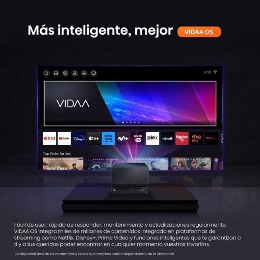 Hisense C1 Mini Proyector Láser 4K TriChroma Smart TV