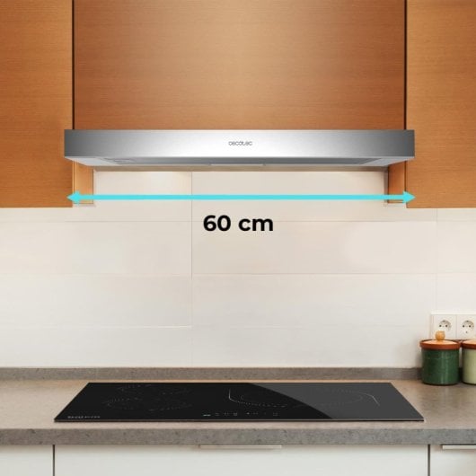 Cecotec Bolero Flux TLM 603500 Inox A Campana Extratora Telescópica 60cm A Acero Inoxidable