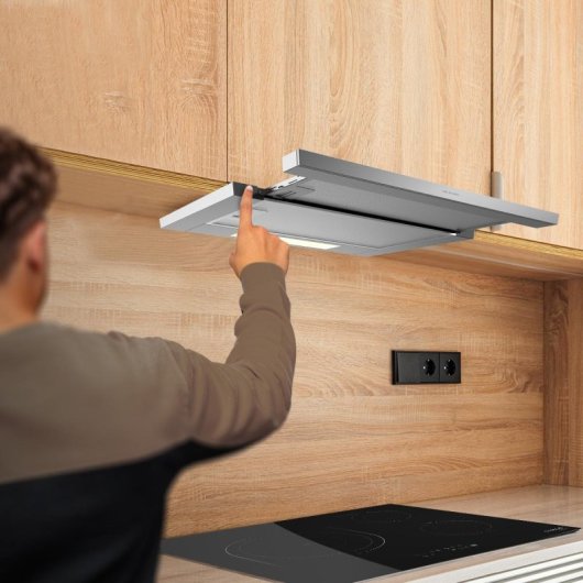Cecotec Bolero Flux TLM 603500 Inox A Campana Extratora Telescópica 60cm A Acero Inoxidable