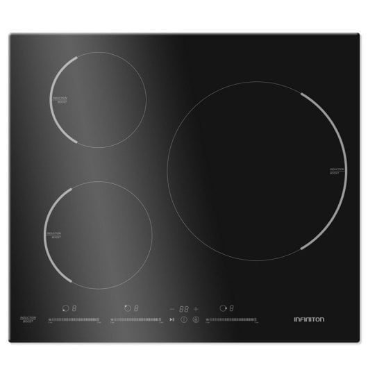 Infiniton IND-3NTA Placa de Inducción 3 Zonas Negra