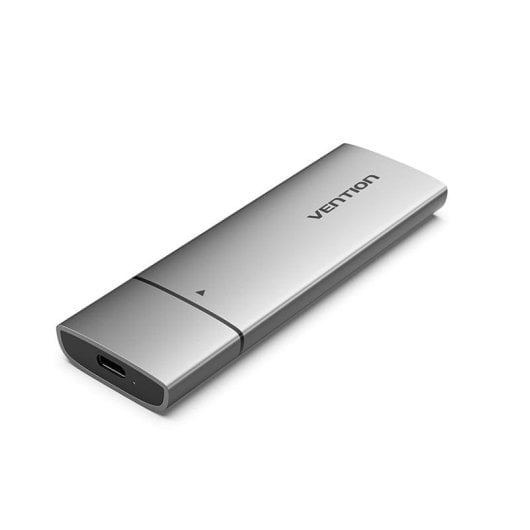 Custodia esterna Vention in alluminio per unità SSD SATA M.2 esterna KPEH0 USB 3.1 Gen 1 senza viti 5 Gbps compatibile con 2230/2242/2260/2280