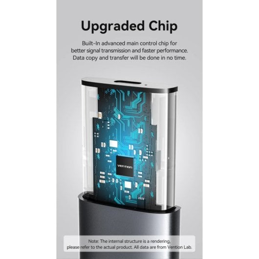 Vention KPEH0 Caixa Externa Alumínio para Disco SSD Externo M.2 SATA USB 3.1