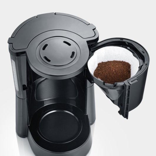 Severin KA 9554 Cafeteira Elétrica de 10 Chávenas 1000W Preto Mate