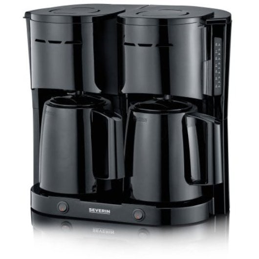 Severin KA 9315 Dúo Cafetera de Goteo de 2 Jarras 1000W Negro