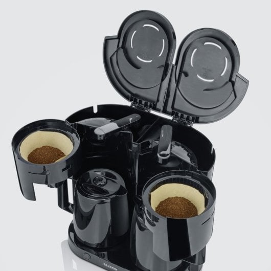 Severin KA 9315 Dúo Cafetera de Goteo de 2 Jarras 1000W Negro