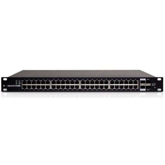 Ubiquiti ES-48-500W commutateur réseau Géré L2/L3 Gigabit Ethernet (10/100/1000) Connexion Ethernet, supportant l'alimentation via ce port (PoE) 1U Noir