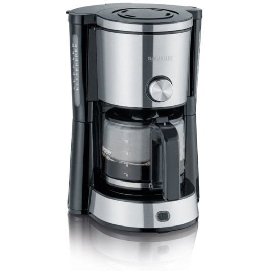 Severin KA 4825 Cafeteira Elétrica 10 Chávenas 1000W Aço Inoxidável
