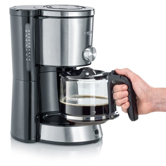 Severin KA 4825 Cafeteira Elétrica 10 Chávenas 1000W Aço Inoxidável