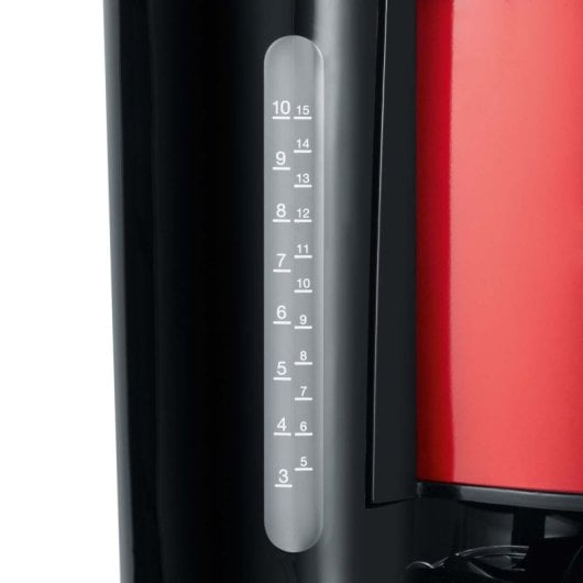 Severin KA 4817 Cafeteira Elétrica 10 Chávenas 1000W Vermelha
