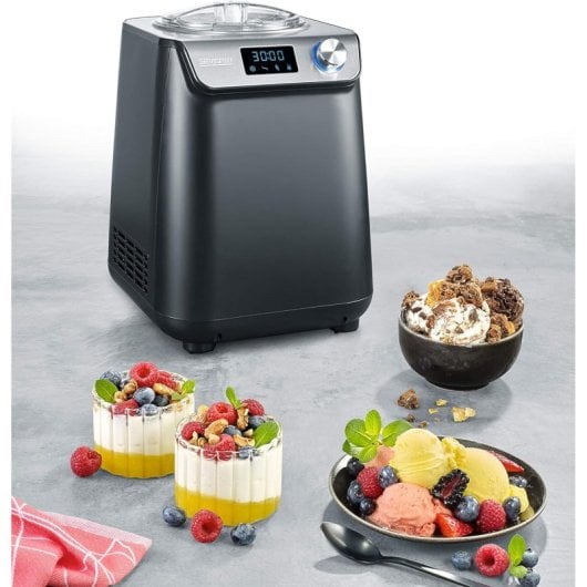 Severin EZ 7407 Heladera y Yogurtera Compacta 1.2L 135W Negra