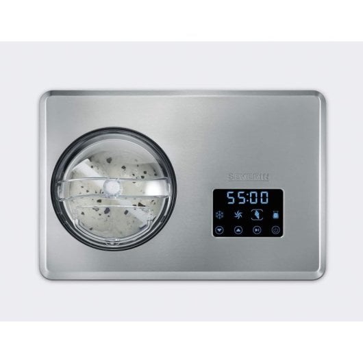 Réfrigérateur 2 en 1 avec fonction yaourt Severin Ez 7405 - 180 W 2 L. Inox brossé