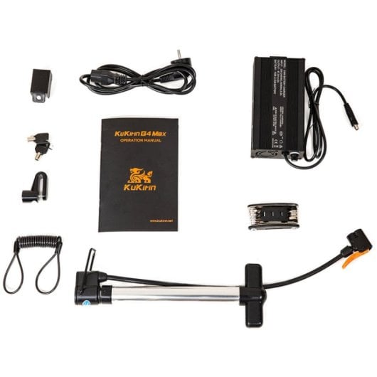 KuKirin G4 Max Patinete Eléctrico 12" 1600W Naranja