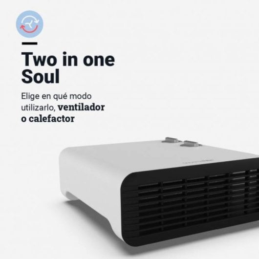 Universal Blue Wakama 4020W Termoventilador Horizontal 2000W Branco
