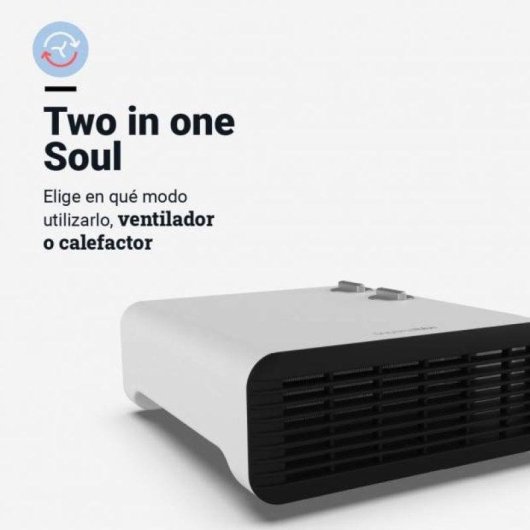 Aquecedor Termoventilador Universal Blue Wakama 4020W 2000W Termostato IP21