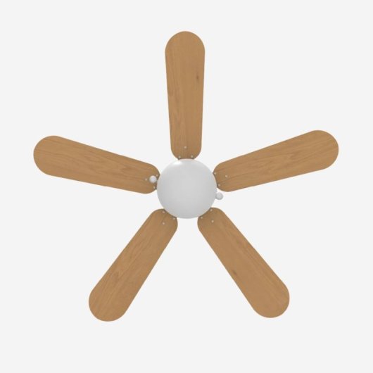 Universal Blue Etesios 6042W Ventilador de Techo con Aspas Reversibles 50W Blanco/Madera