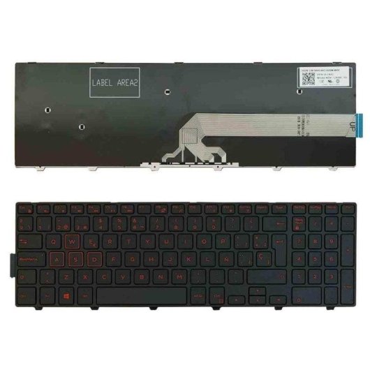 Teclado Portátil Dell Inspiron Gaming 15 7559 Negro