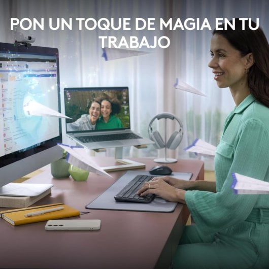 Logitech Signature Slim MK950 Tastiera e mouse wireless Combo Graphite