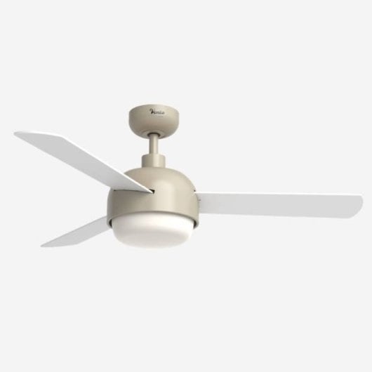 Universal Blue Vento 6048C Ventilador de Techo Silencioso con Luz LED y Mando a Distancia 35W Crema