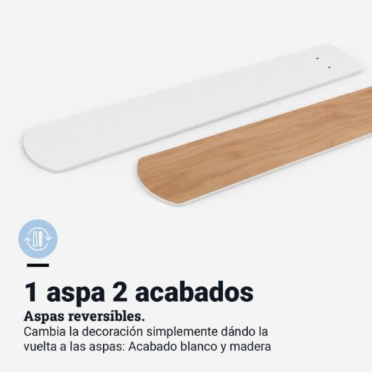 Universal Blue Vento 6048C Ventilador de Techo Silencioso con Luz LED y Mando a Distancia 35W Crema
