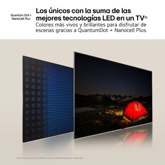 LG 55QNED87T6B 55" QNED UltraHD 4K HDR10 Pro 120Hz WebOS24 AI ThinQ