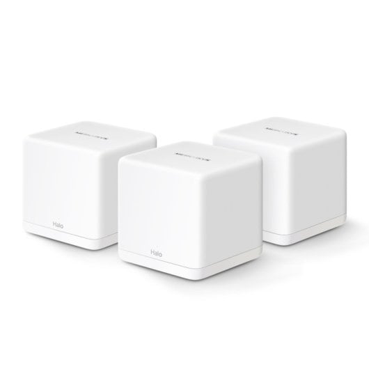 Mercusys Halo H60X (paquet de 3) WiFi Mesh AX1500 Système Wi-Fi 6 pour toute la maison, pack de 3