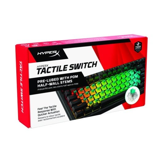 HyperX Interruptores/Switch Táctil Azul