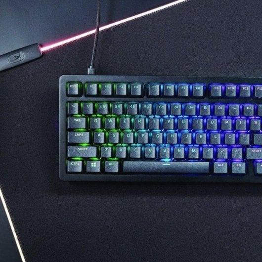 Teclado HyperX Alloy Rise 75 meccanico layout US RGB hot-swappable 75%