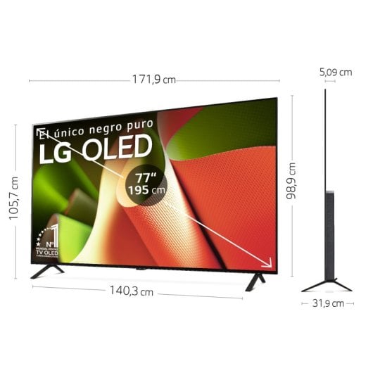 LG OLED77B46LA 77" OLED UltraHD 4K WebOS24 AI ThinQ