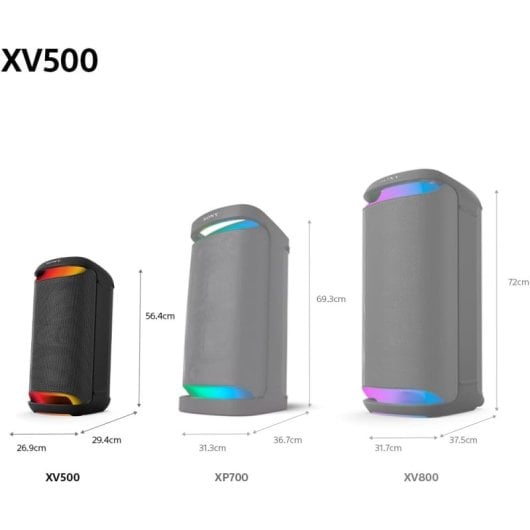 Haut-parleur de fête sans fil Sony SRS-XV500