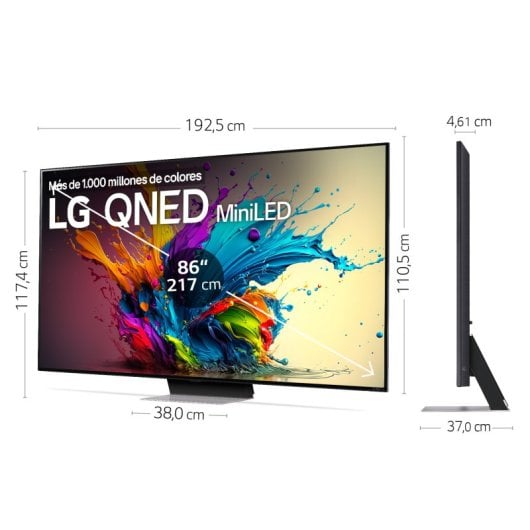 LG 86QNED91T6A 86" QNED MiniLED UltraHD 4K 120Hz WebOS24 AI ThinQ