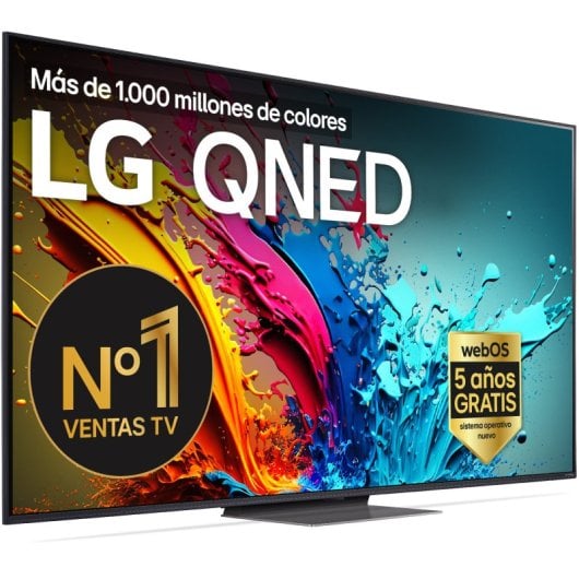 LG 86QNED86T6A 86" QNED UltraHD 4K HDR10 WebOS24 120Hz AI ThinQ