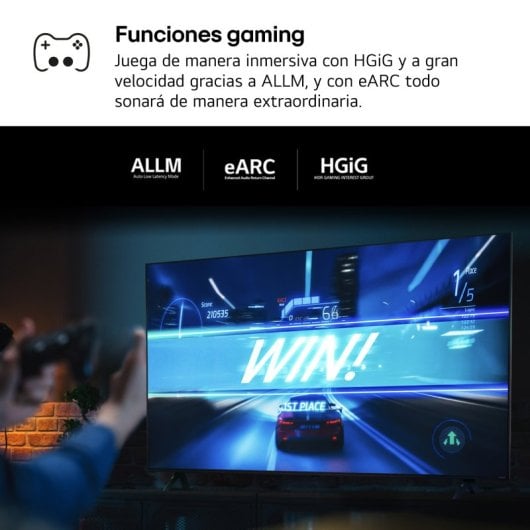 LG 75QNED80T6A 75" QNED UltraHD 4K HDR10 WebOS24 AI ThinQ