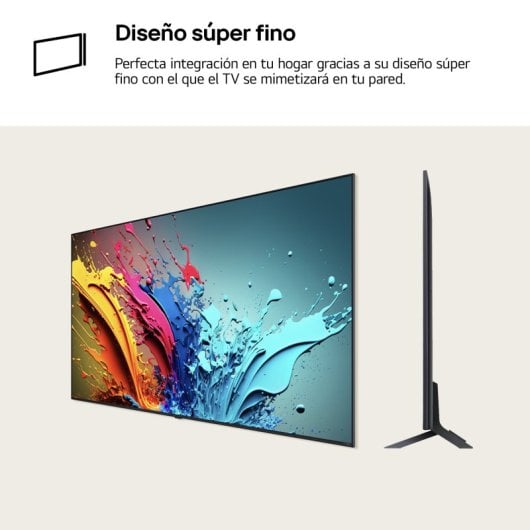 LG 75QNED80T6A 75" QNED UltraHD 4K HDR10 WebOS24 AI ThinQ